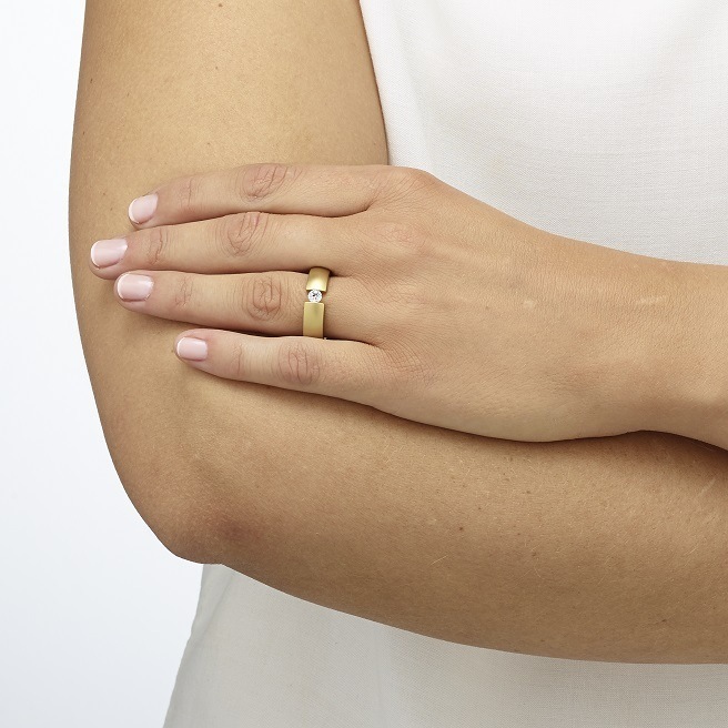 Anillo Heideman Intensio blanco