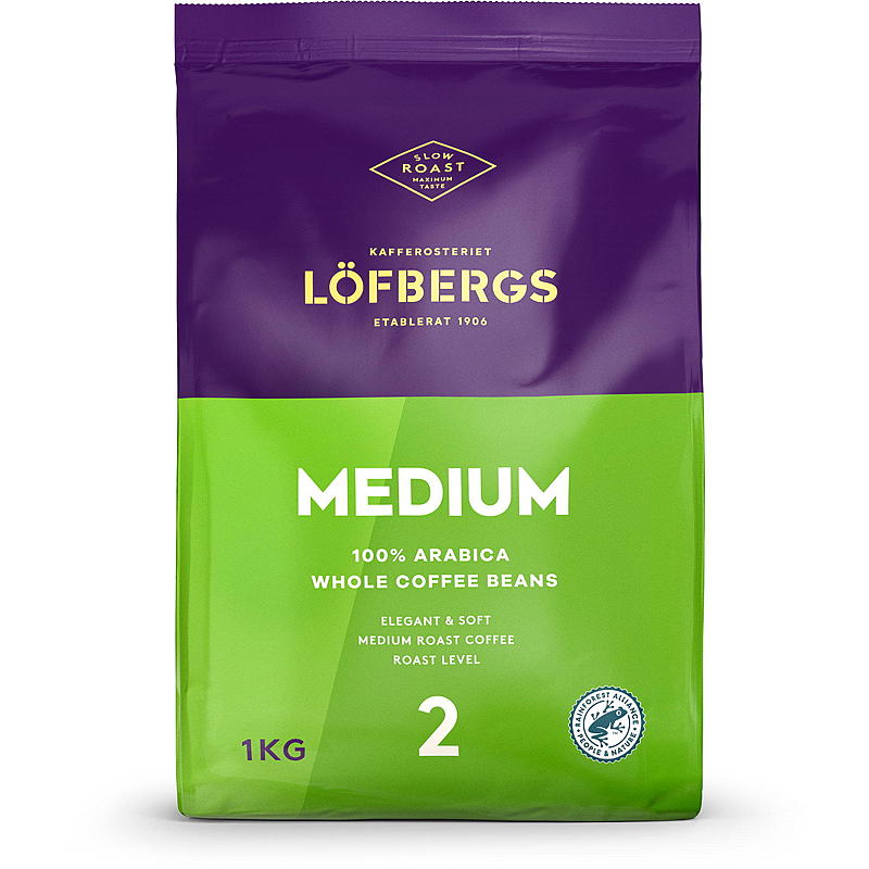 Löfbergs Kaffebønner 1 kg Medium roast Löfbergs