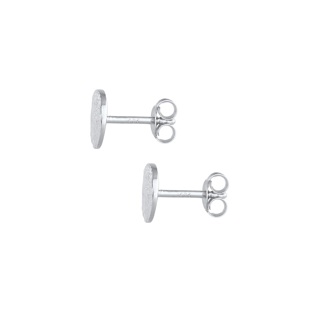 Elli Elli Boucles d'Oreilles Femmes Clous d'oreilles Plaquette Martelé Antique Tendanc Boucles d'oreilles