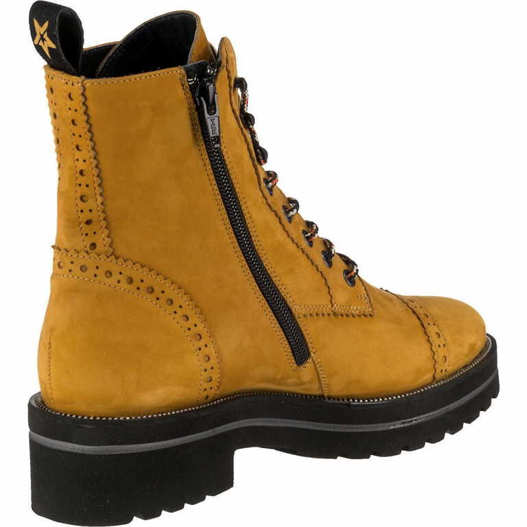PAUL GREEN Schnür-Stiefeletten gelb