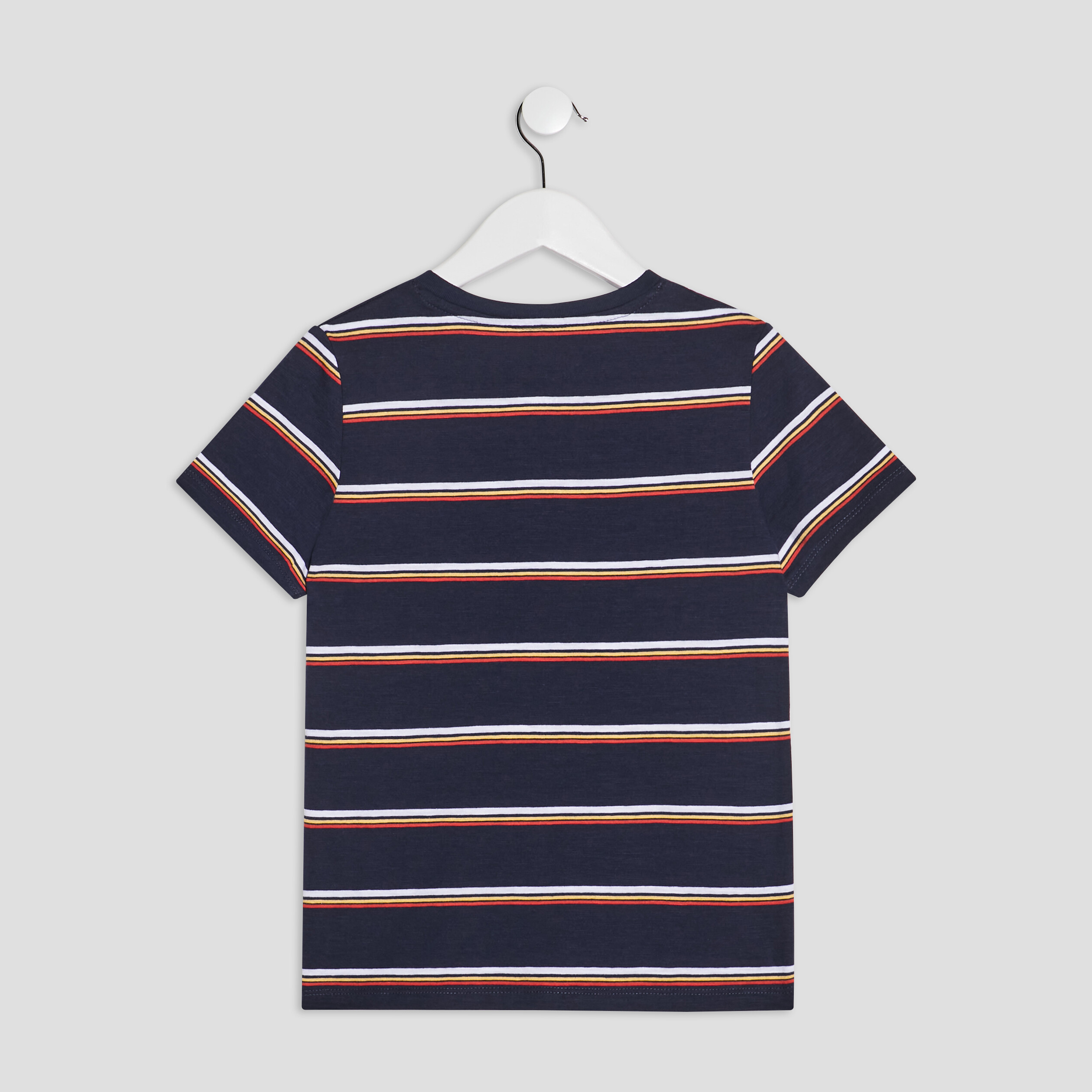 T-shirt manches courtes Creeks bleu marine garçon | La Halle