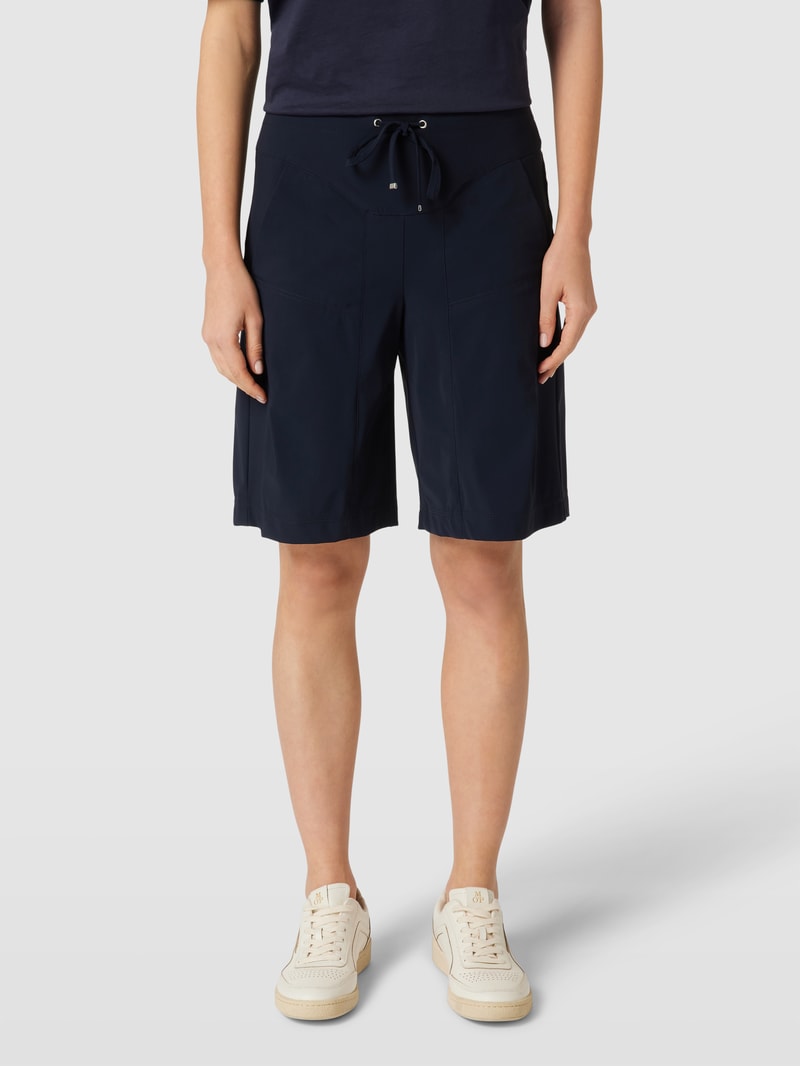 Bermudas mit seitlichen Eingrifftaschen Modell 'Gira' in marineblau