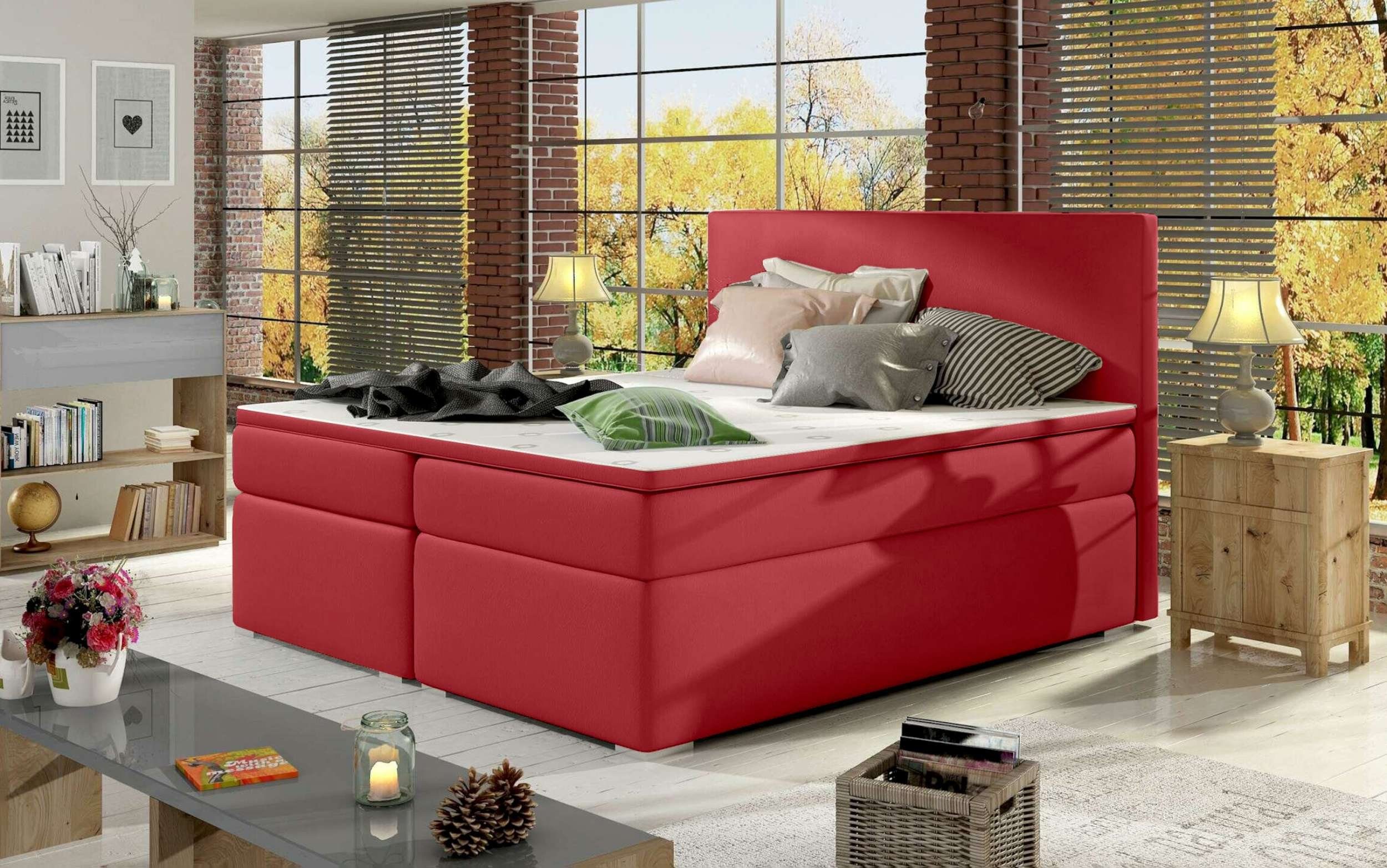 Stylefy Boxspringbett Stylefy Mercury Boxspringbett (Schlafzimmerbett, Bett), 140/160/180 x 200, mit Topper, Bonellfederkern Matratze, Bettkasten