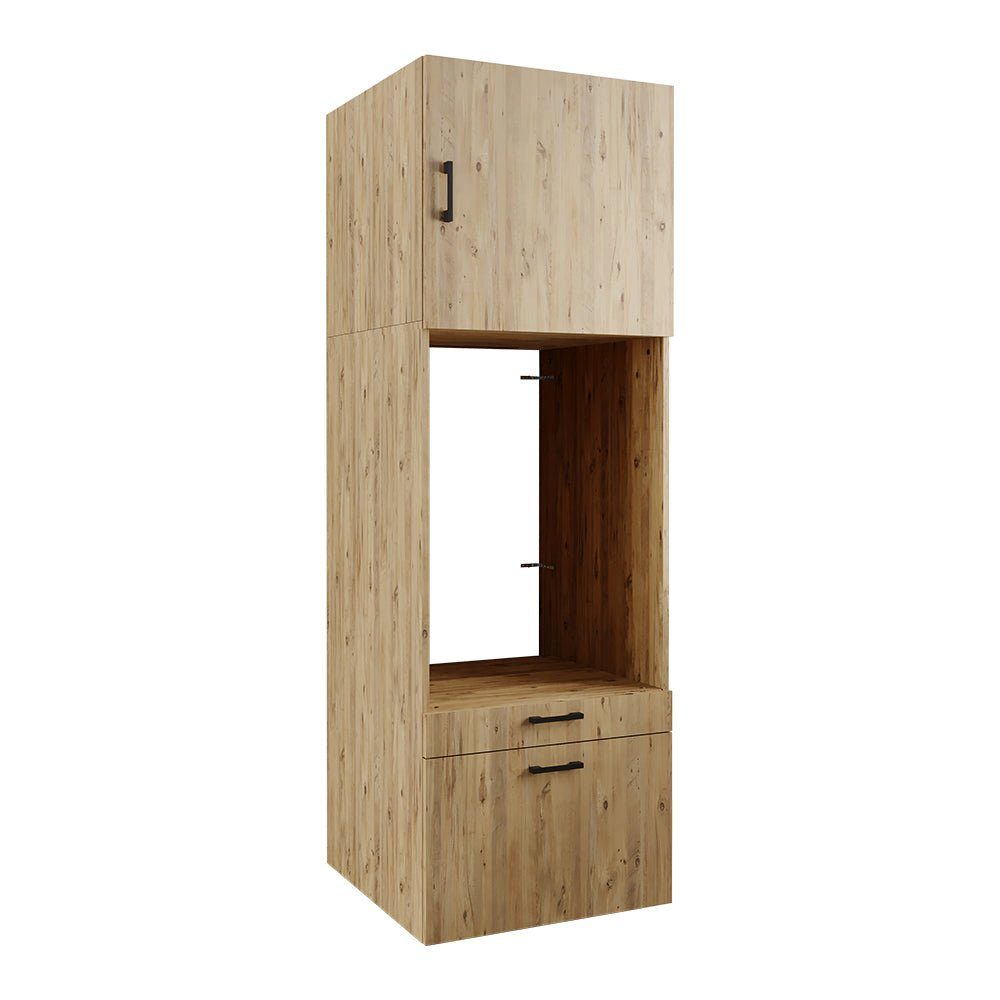 Roomart Waschmaschinenumbauschrank (Roomart Waschmaschinenschrank mit Schrankaufsatz 62cm Mehrzweckschrank)