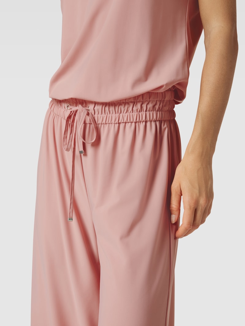Jumpsuit mit V-Ausschnitt Modell 'JO' in hellrosa