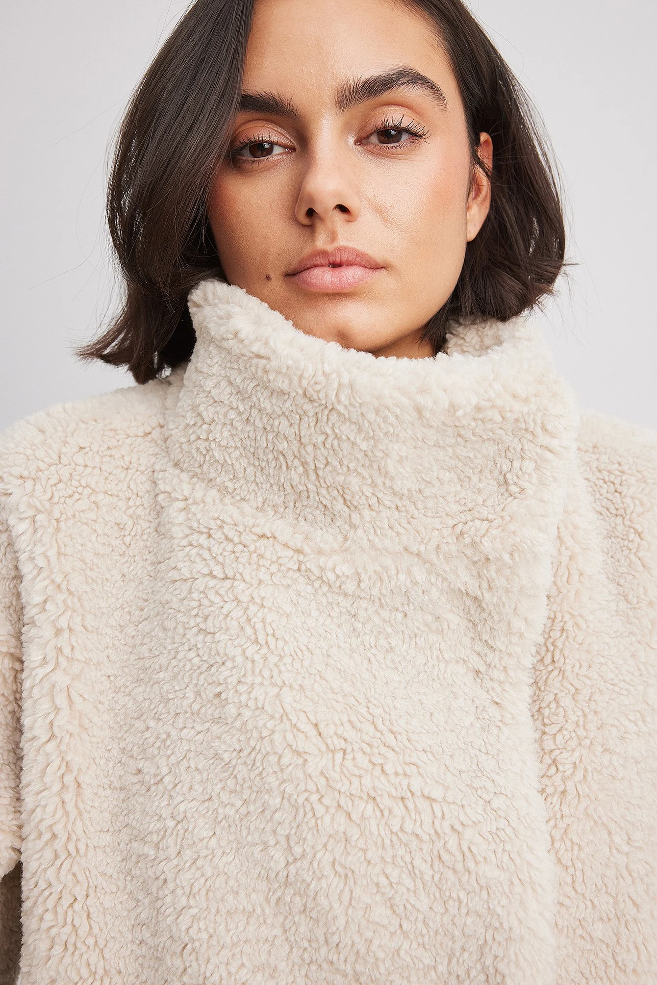Oversized Teddy-Jacke