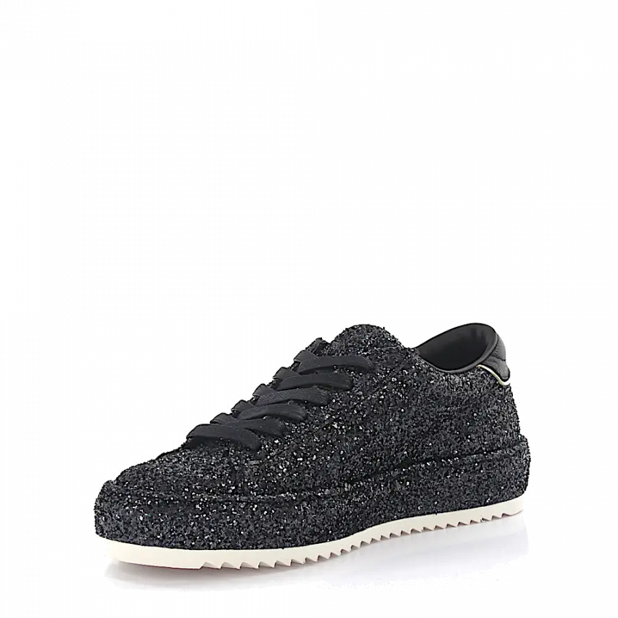 Philippe Model - Sneaker Marais L D Glitter schwarz - schwarz