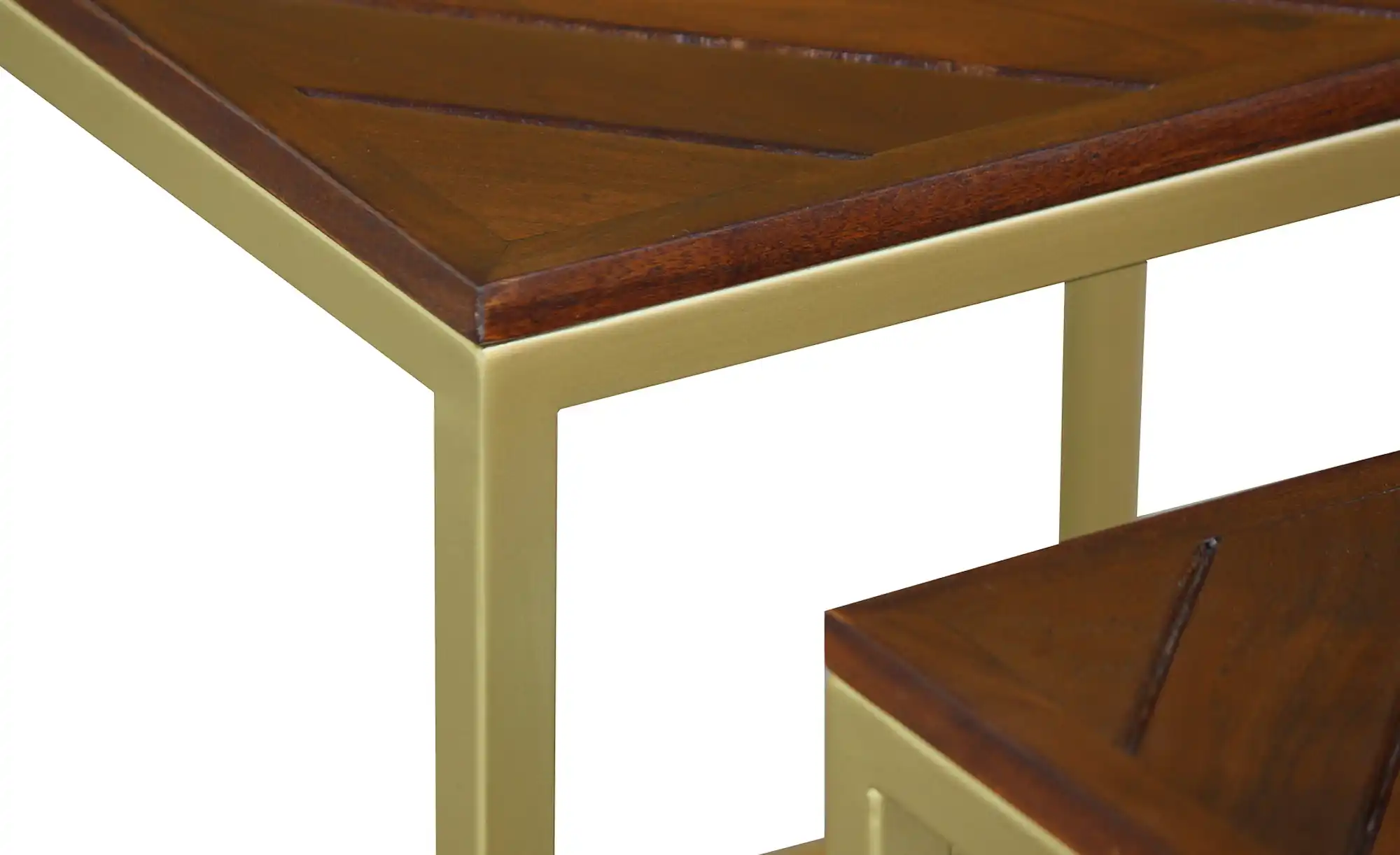 Couchtisch, 2er-Set aus Massivholz