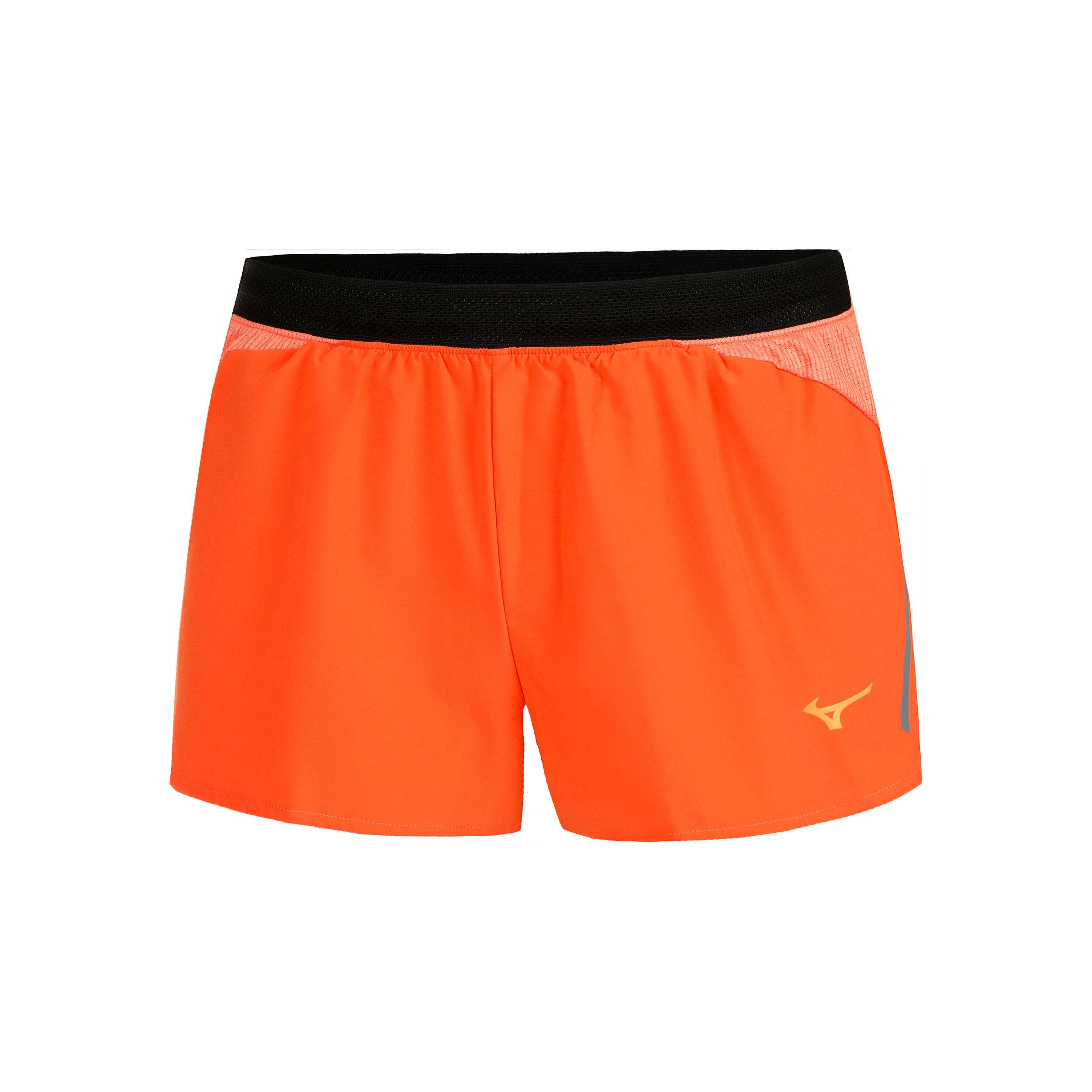 Aero Split 1.5 Laufshorts Herren - Orange, Schwarz
