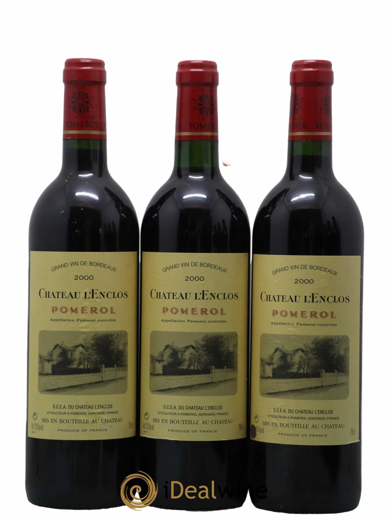 Château l'Enclos  2000 - Lot de 6 Bouteilles