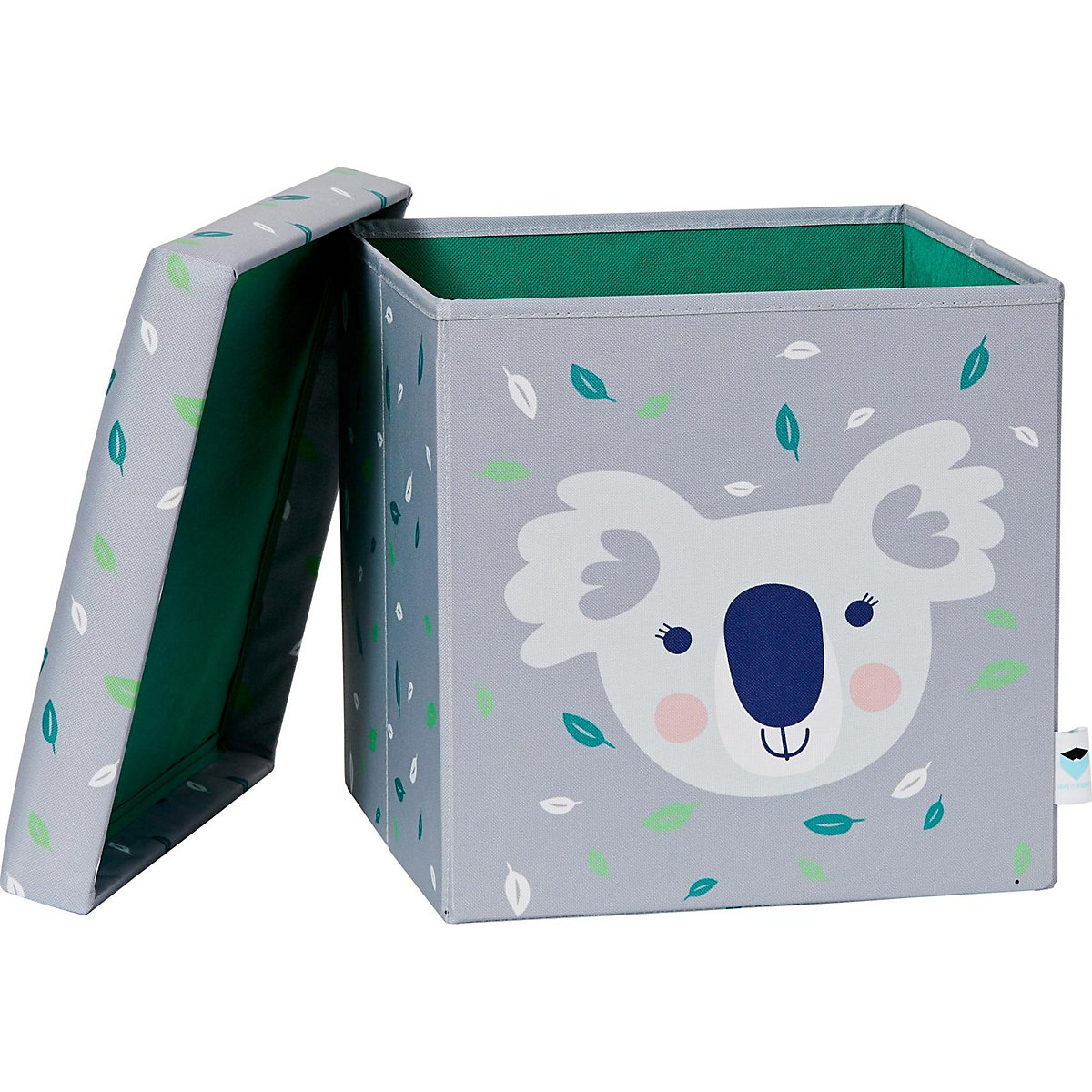 Aufbewahrungsbox Sitzhocker Koala, 35,5 x 35,5 x 35,5 cm