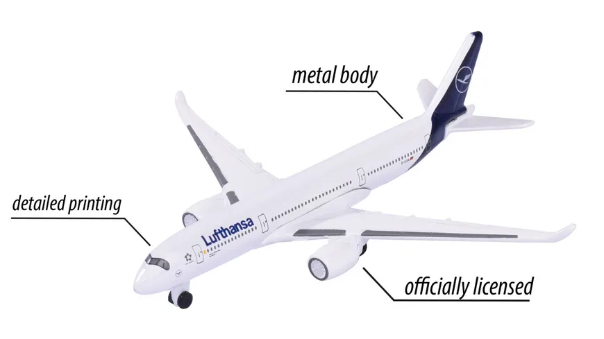 Majorette - Airport Airbus 350 Lufthansa