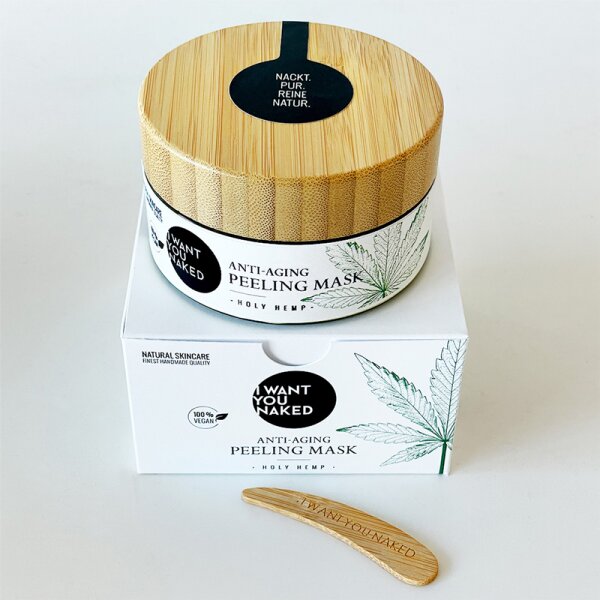 I Want You Naked Holy Hemp Anti-Aging Peeling-Maske Gesichtspeeling