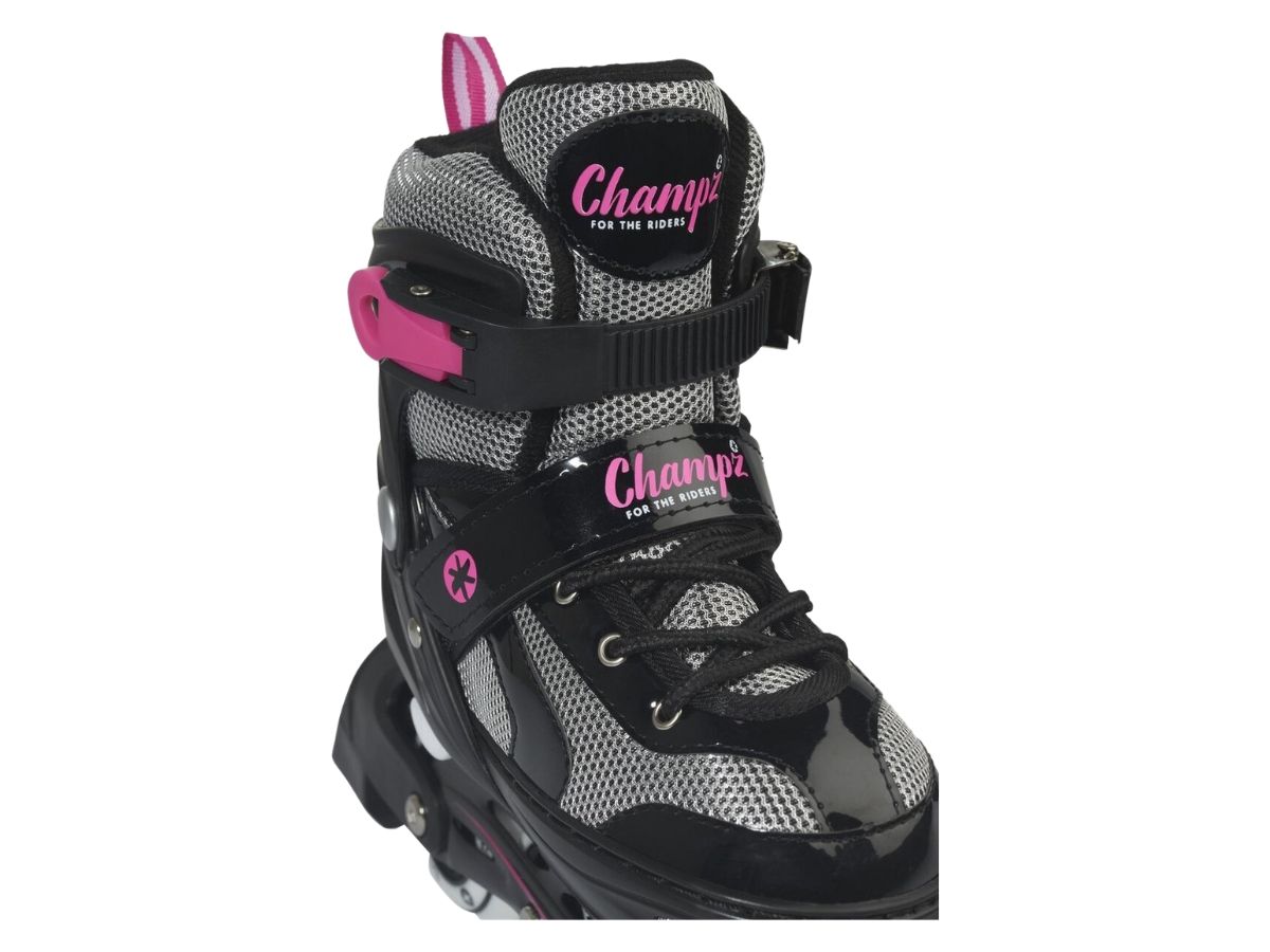 Champz Roze ABEC7 Semi-Softboot verstelbare inline skates