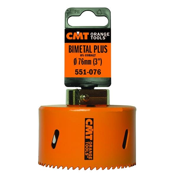 CMT 551.114 Hullsagdiameter 114 mm, høyde 38 mm, for metall og aluminium, hurtigstål