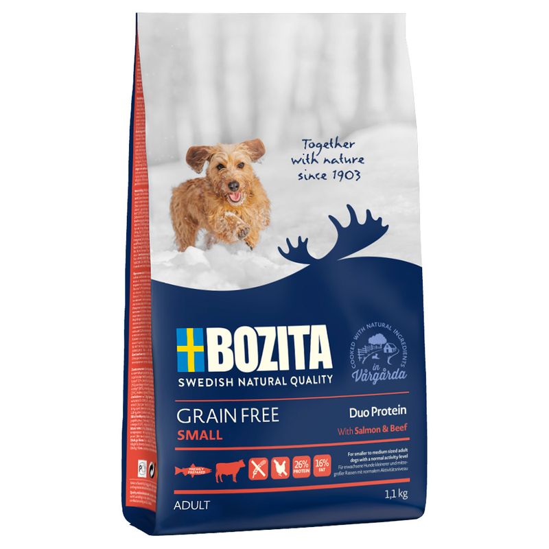 Bozita Dog Purely Adult Small Grain Free Lachs & Rind