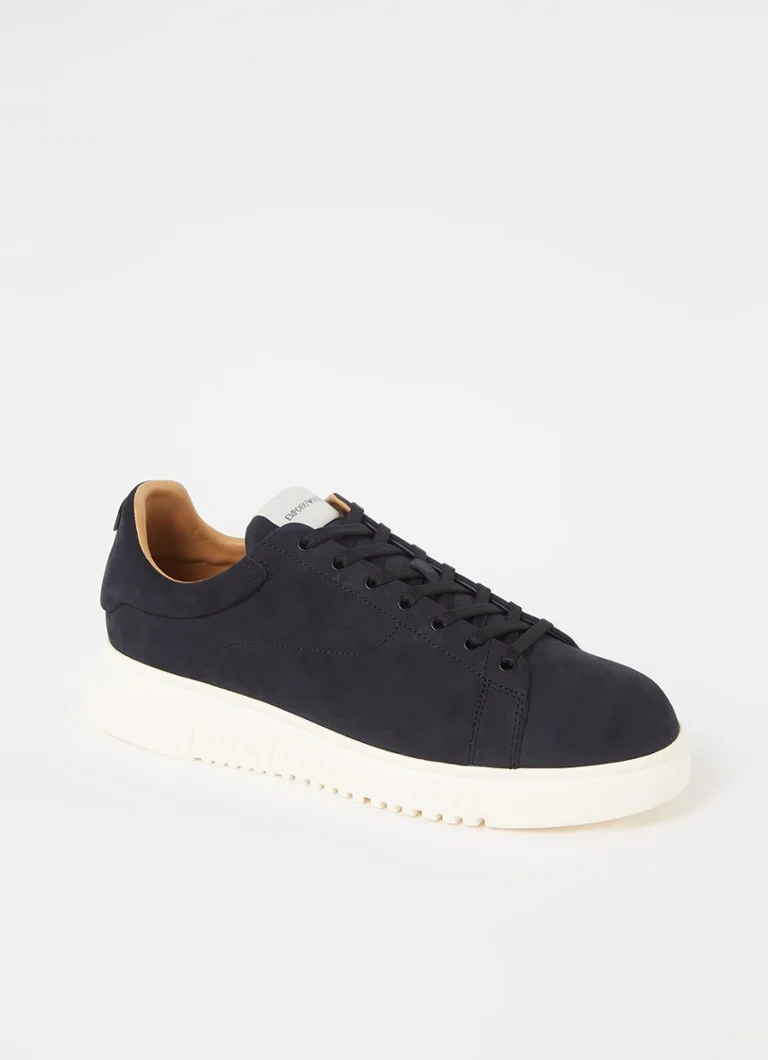 Sneakers in nabuk Emporio Armani