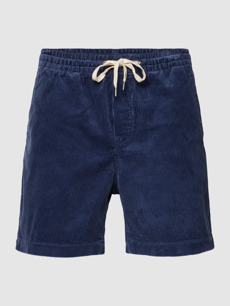Cordshorts mit Tunnelzug Modell 'PREPSTERS' in marineblau