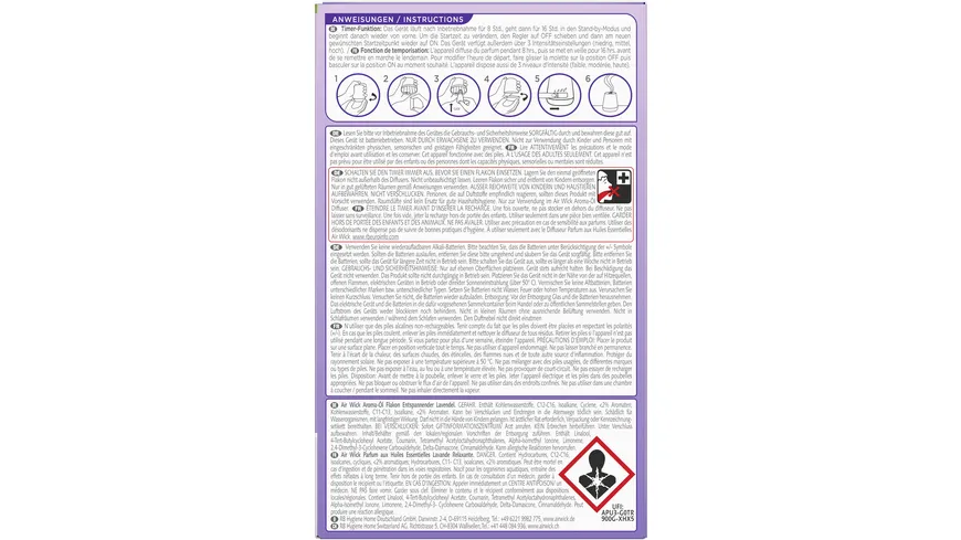 Air Wick Aroma-Öl Diffuser Starter-Set Entspannender Lavendel