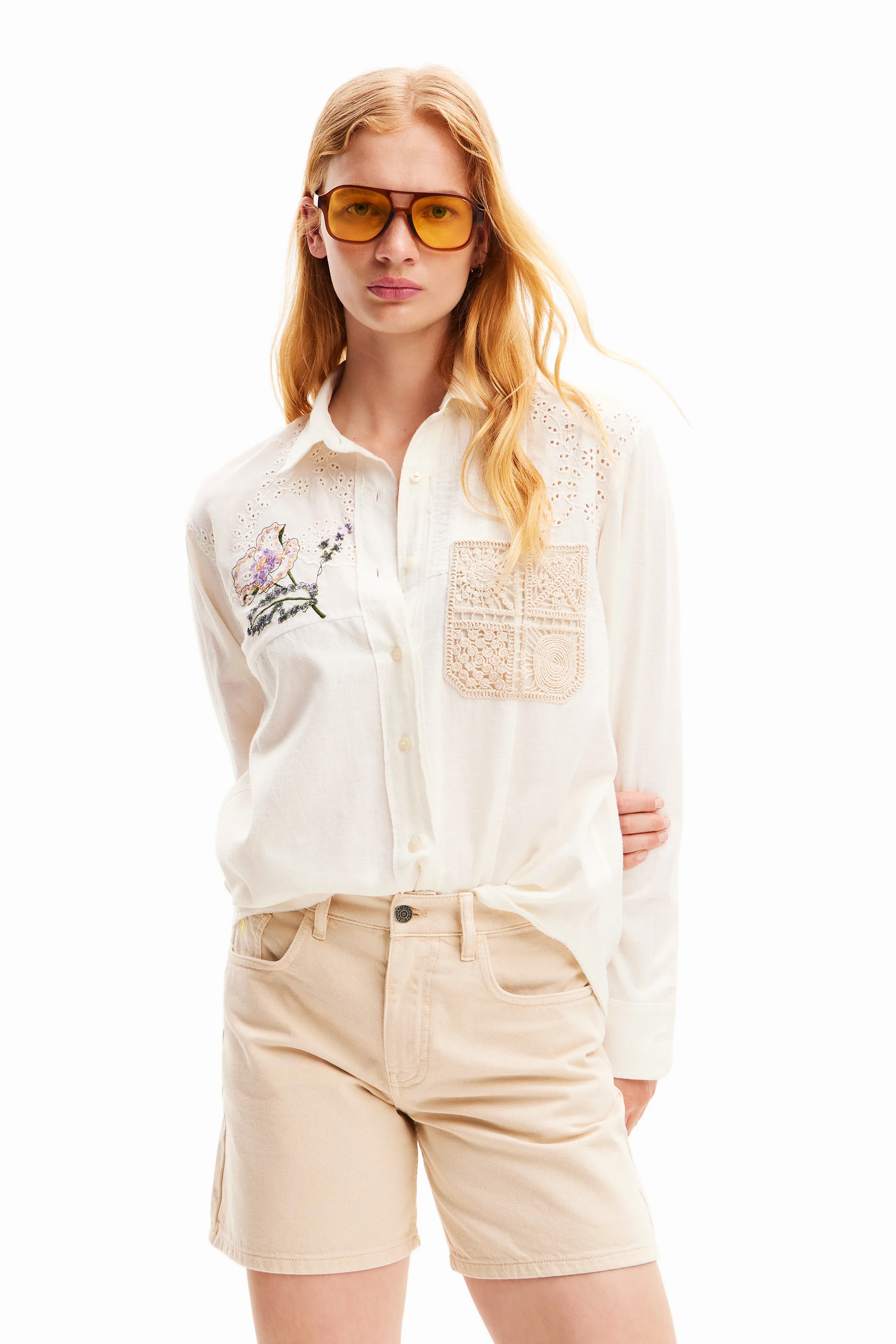 Desigual SURY - Shorts vaqueros