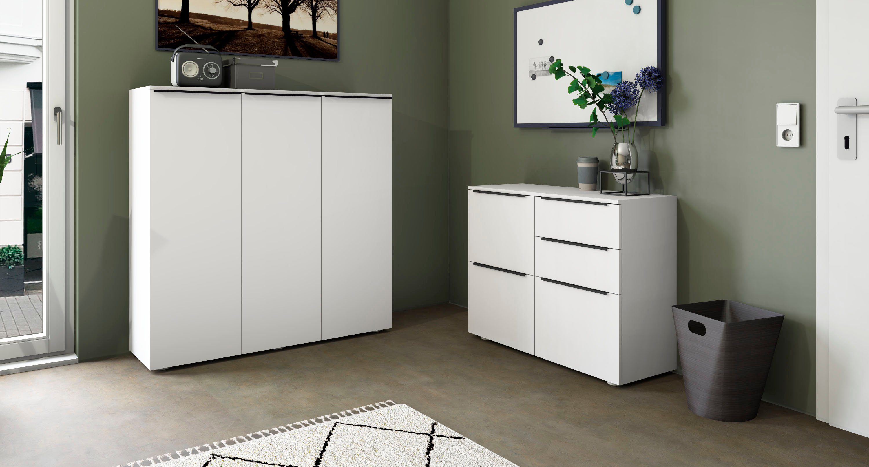 borchardt Möbel Aktenschrank Tom Breite 114 cm, Mehrzweckschrank