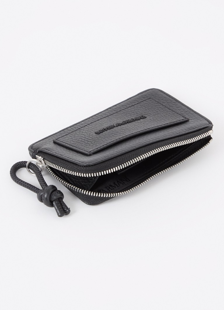 Porte-cartes en cuir Emporio Armani
