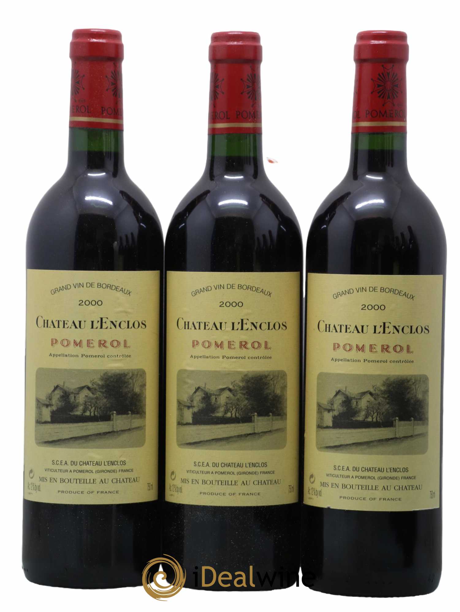 Château l'Enclos  2000 - Lot de 6 Bouteilles