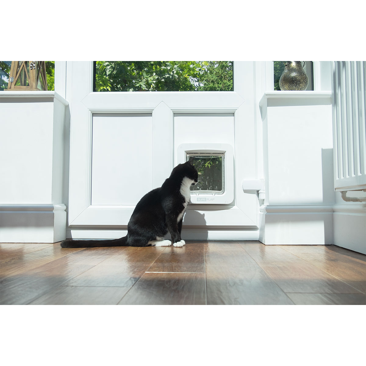 SureFlap Katzenklappe mikrochipgesteuert, weiß kaufen