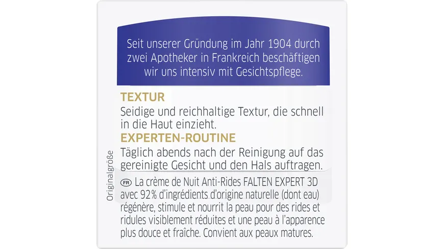 DIADERMINE Age Supreme Nachtpflege Falten Expert 3D 50 ml