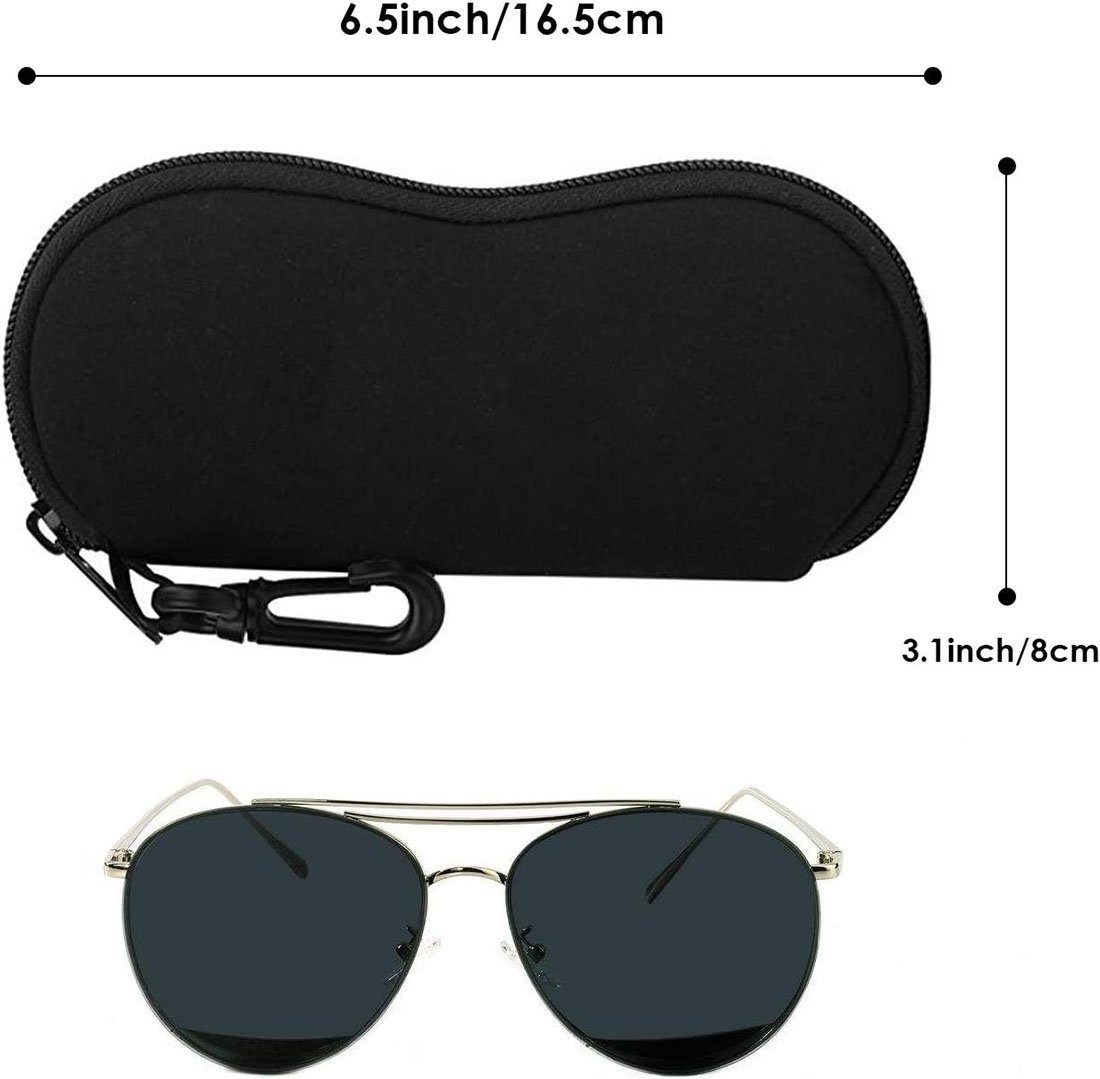 CTGtree Brillenetui Reißverschluss Tragbare Case für Sonnenbrille