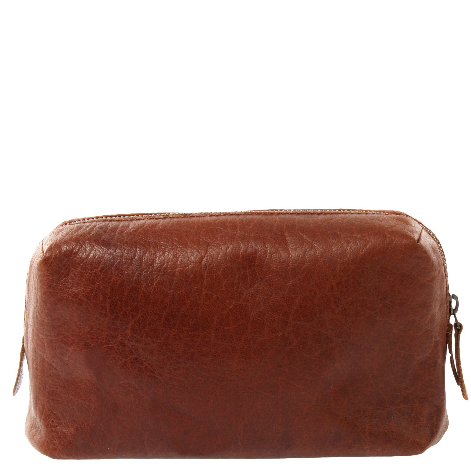 LECONI Kosmetiktasche Utensilientasche Schminktasche Stiftemappe Damen Herren Leder LE9018