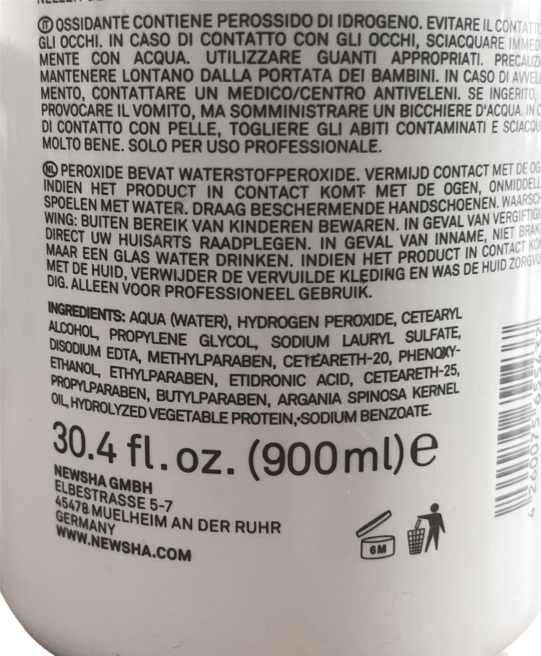 KEVIN MURPHY Haarfarbe Newsha Peroxide Cream Entwickler 40 Vol. 12% 900ml, 1-tlg.