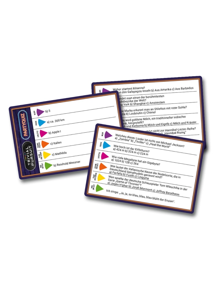 Winning Moves Trivial Pursuit Partyquiz Wissens Spiel Quiz Ratespiel in bunt günstig kaufen onesize