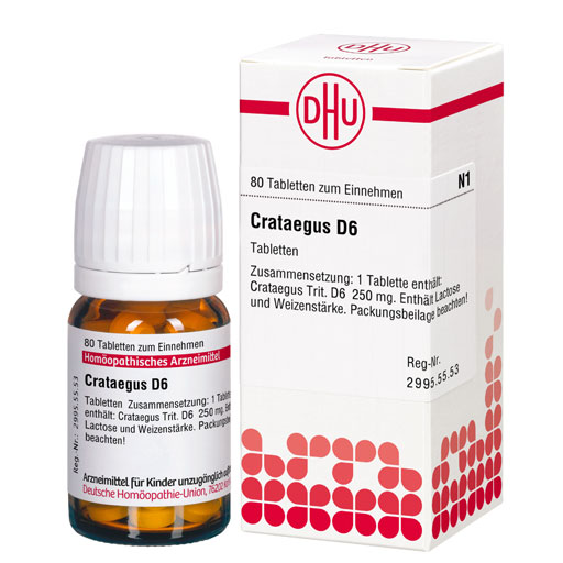 CRATAEGUS D 6 Tabletten  80 St  Tabletten