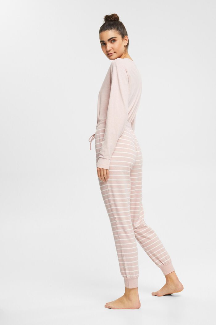 Gestreifte Jersey-Hose