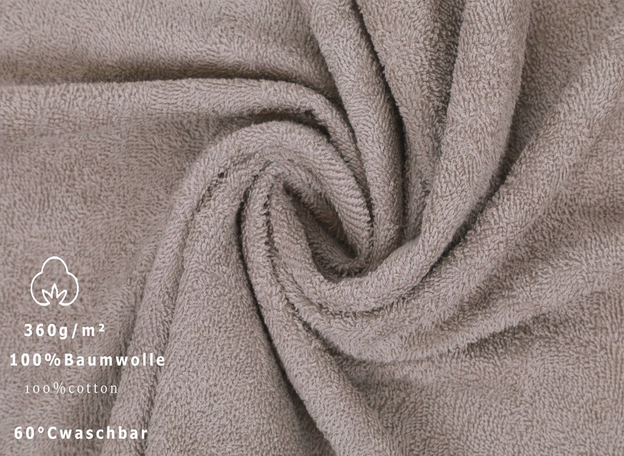 Betz Seiftuch 20 Stück Seiftücher Palermo Größe 30x30 cm Farbe stone