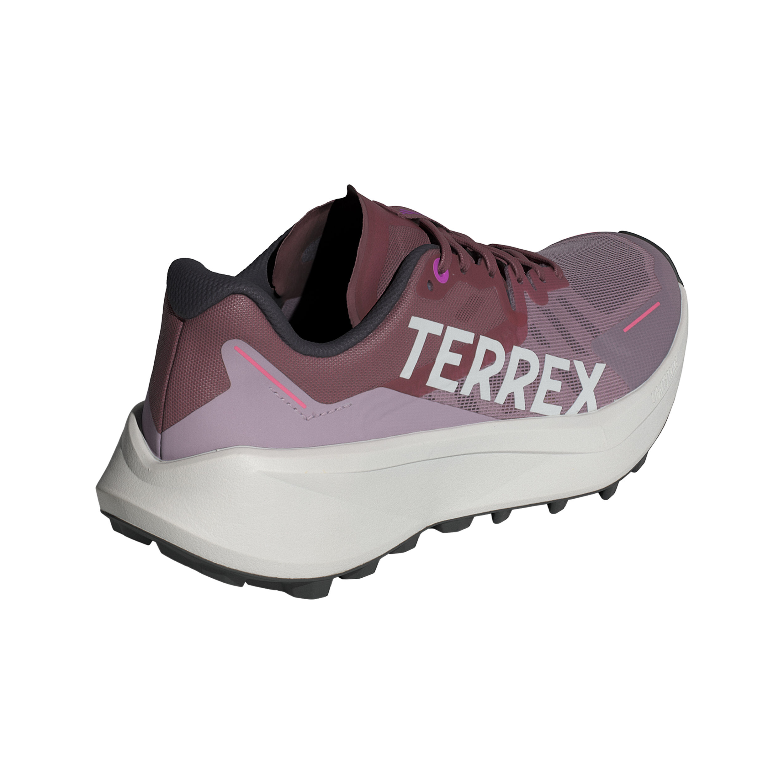 Terrex Agravic 3 Trailschuh Damen - Grau, Dunkelrot