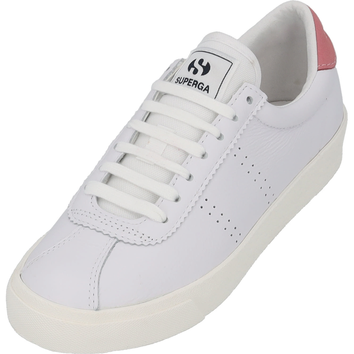 Superga 2843 Club S S7126CW, Sneakers Low, Damen, white pink favorio