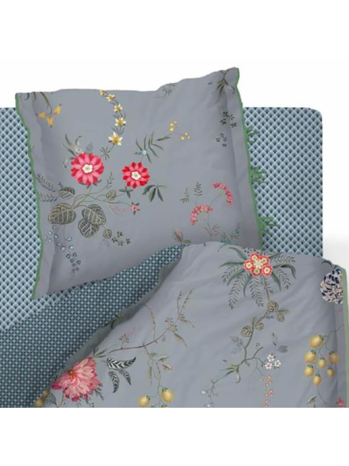 PiP Studio Bettwäsche Fleur Grandeur Blau in Blau günstig kaufen