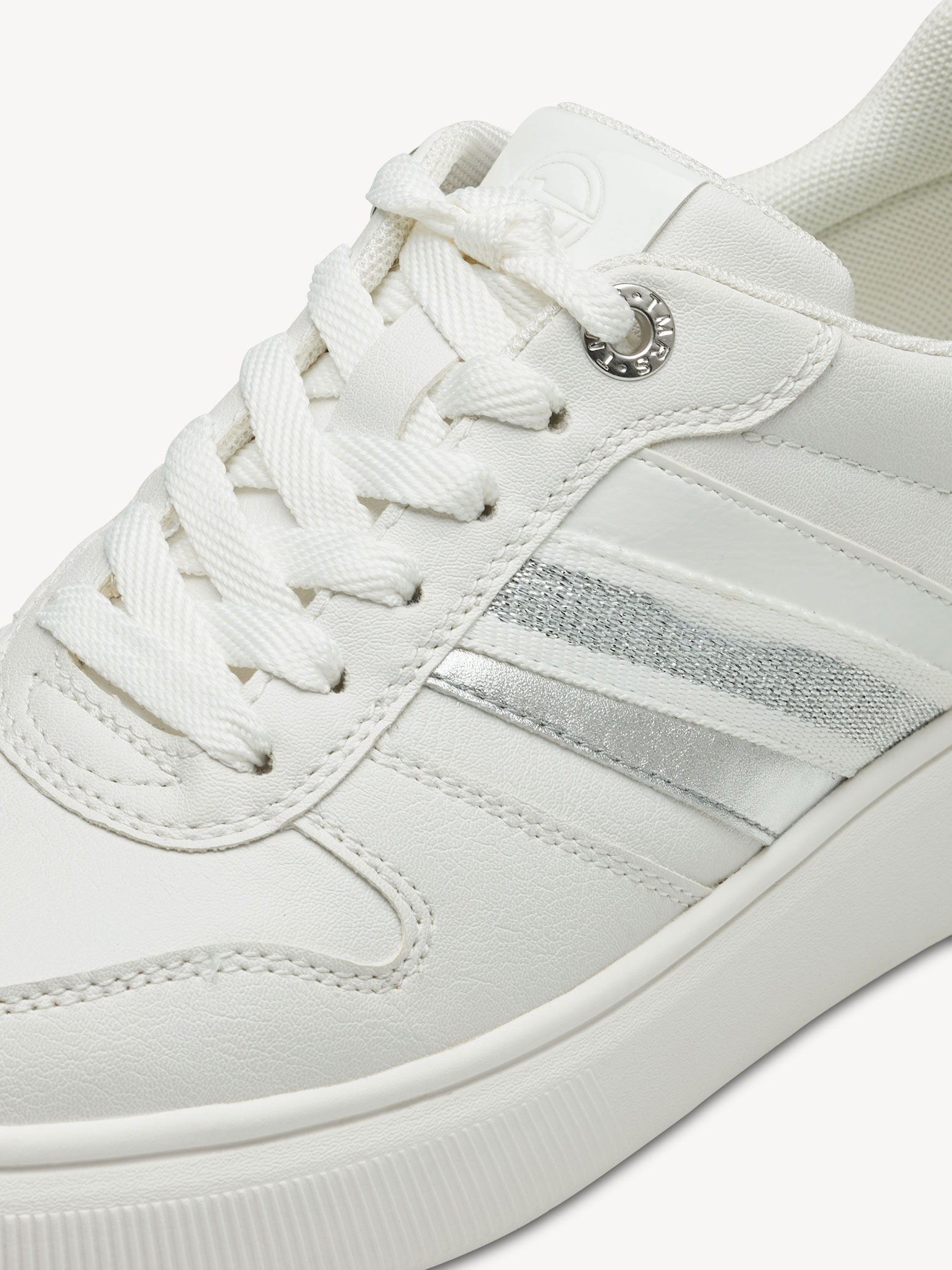 Basket en cuir - blanc