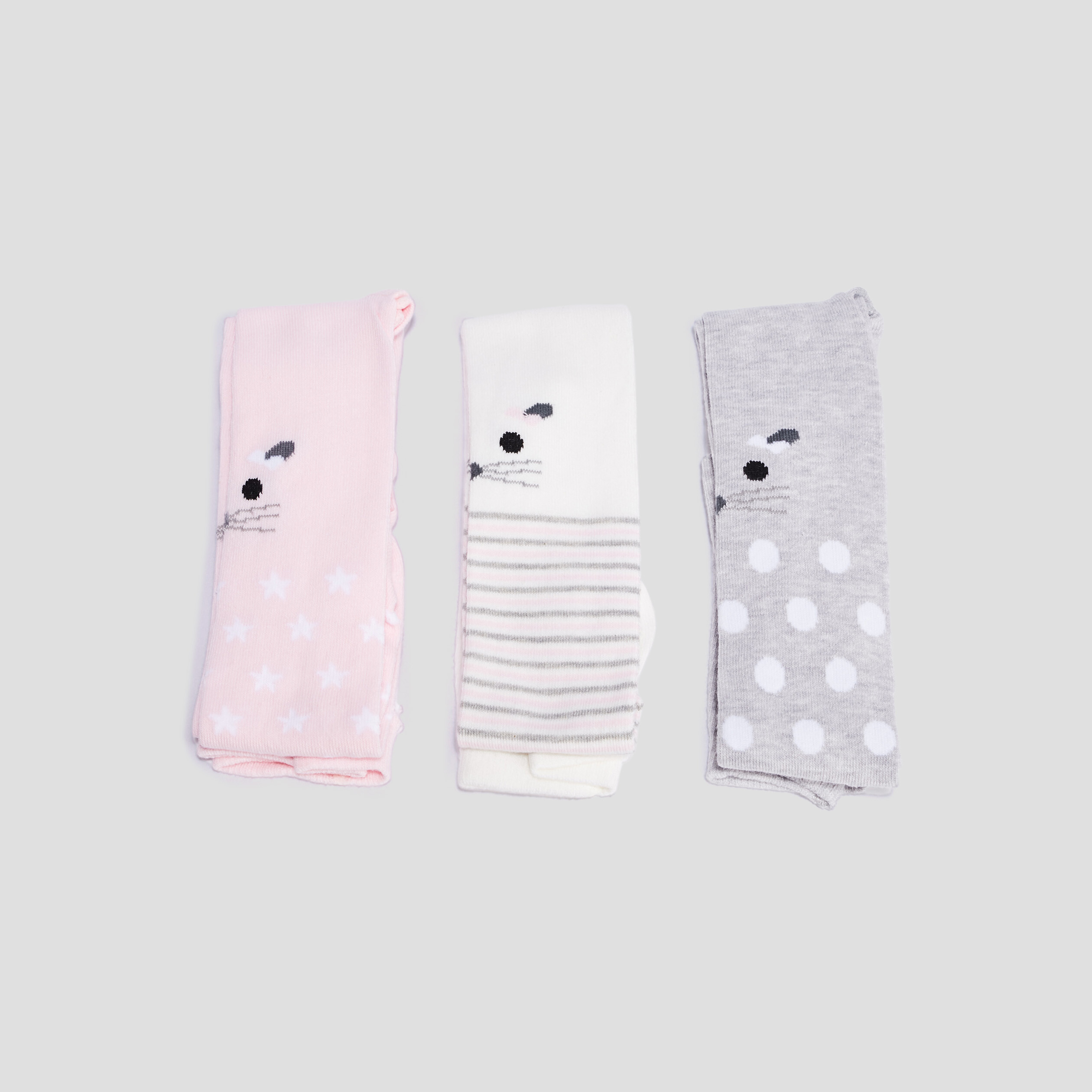 Lot 3 collants multicolore fille | La Halle