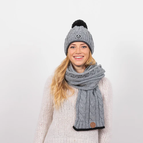 Creamy Gin Mixed Grey - Mixed Grey Scarf