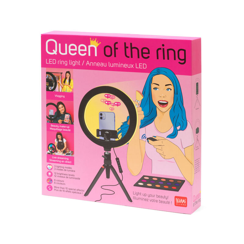 Anillo de luz LED para selfies - Queen of the Ring
