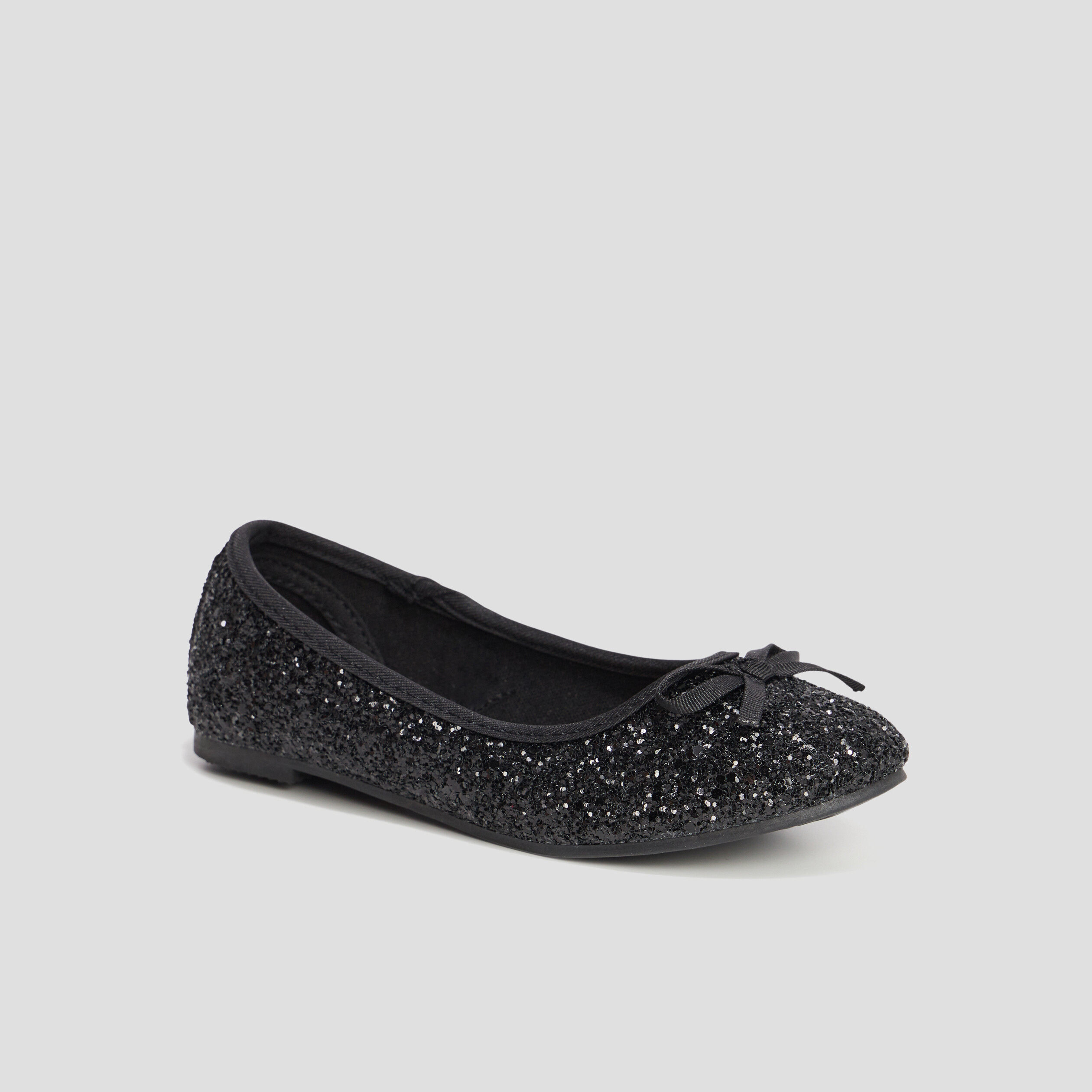 Ballerines à paillettes noir fille | La Halle