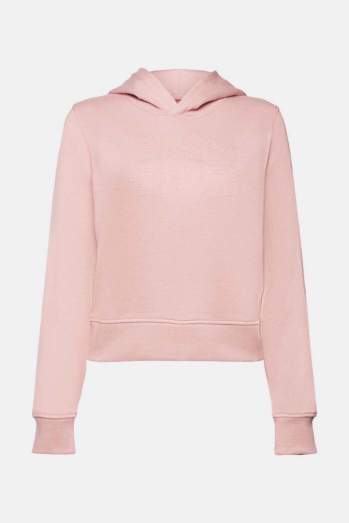 Hoodie mit Logostickerei, Bio-Baumwolle