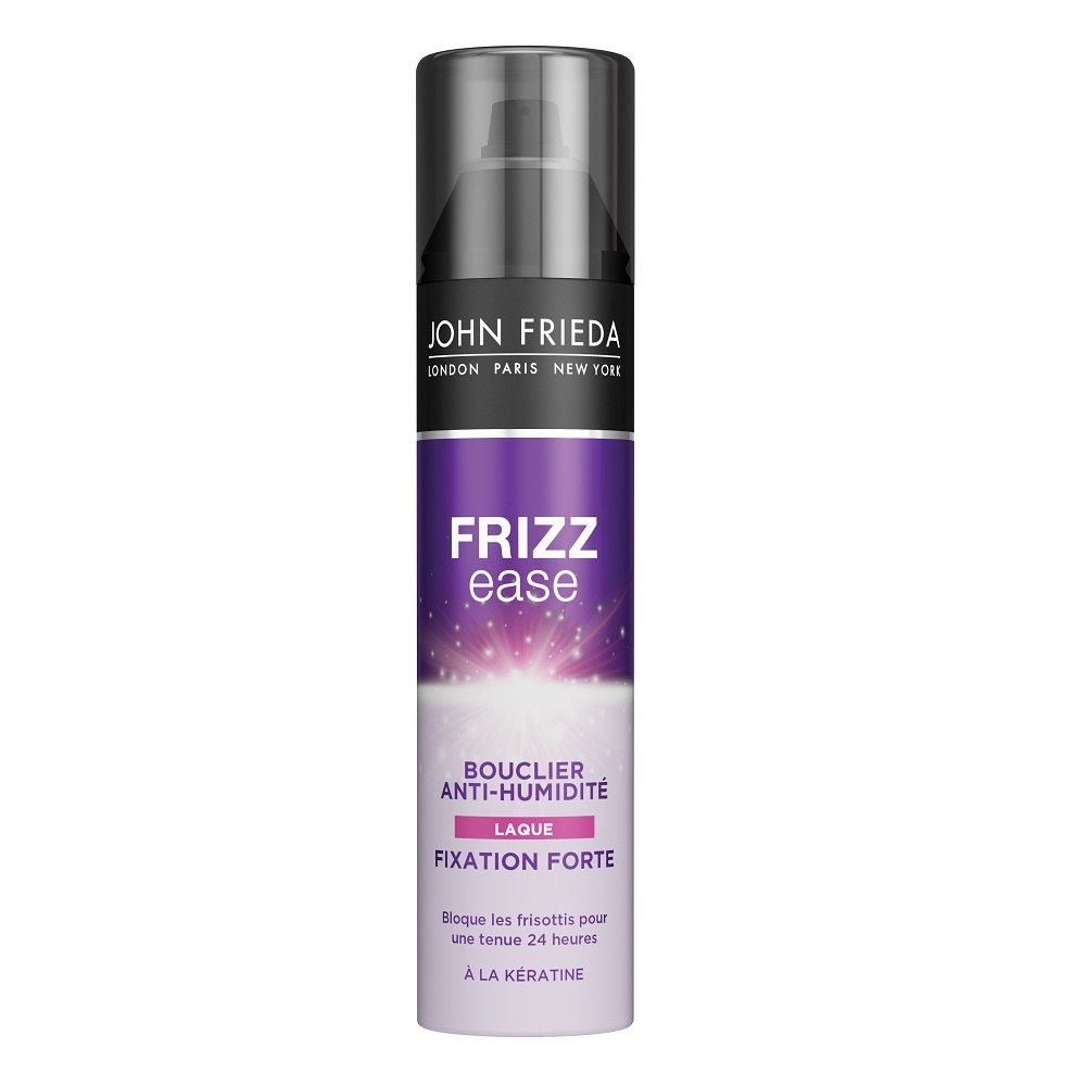 john frieda Frizz Ease Laque Bouclier Anti-Humidité Laque cheveux abîmés avec des frisottis