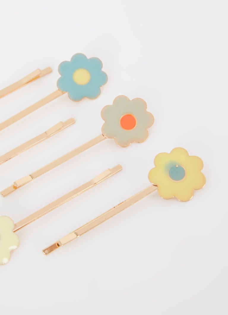 MeriMeri Flower hair clip set of 6