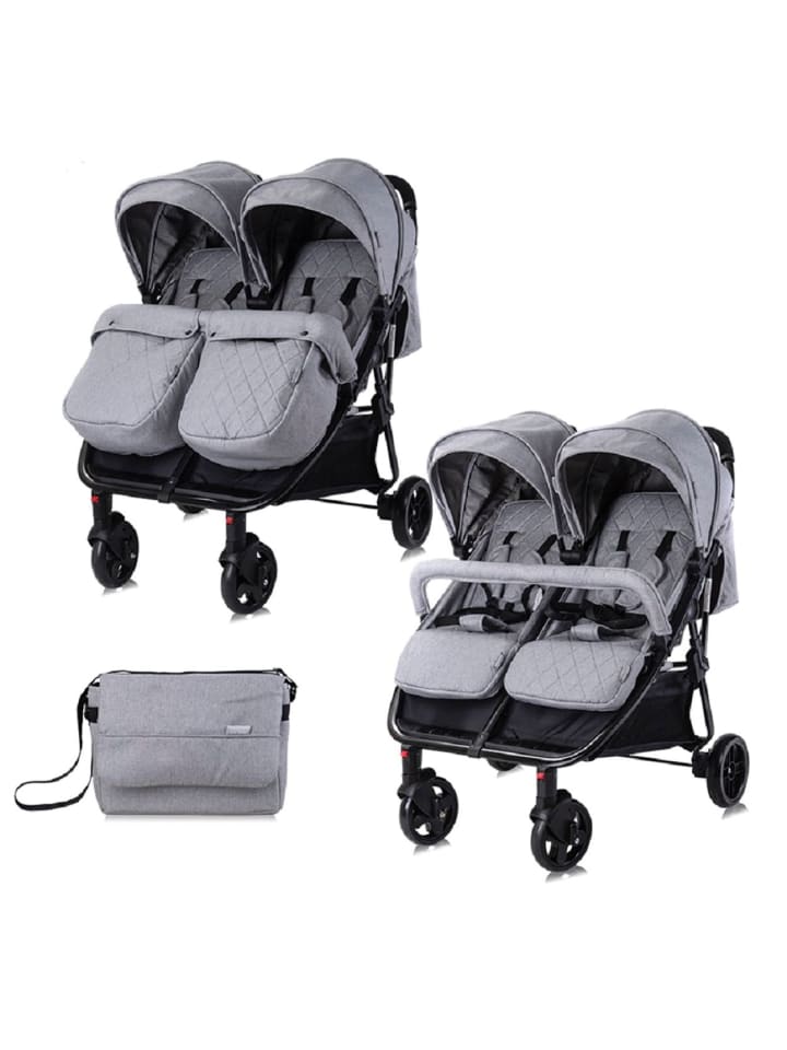 Lorelli Geschwisterkinderwagen Duo in grau günstig kaufen onesize