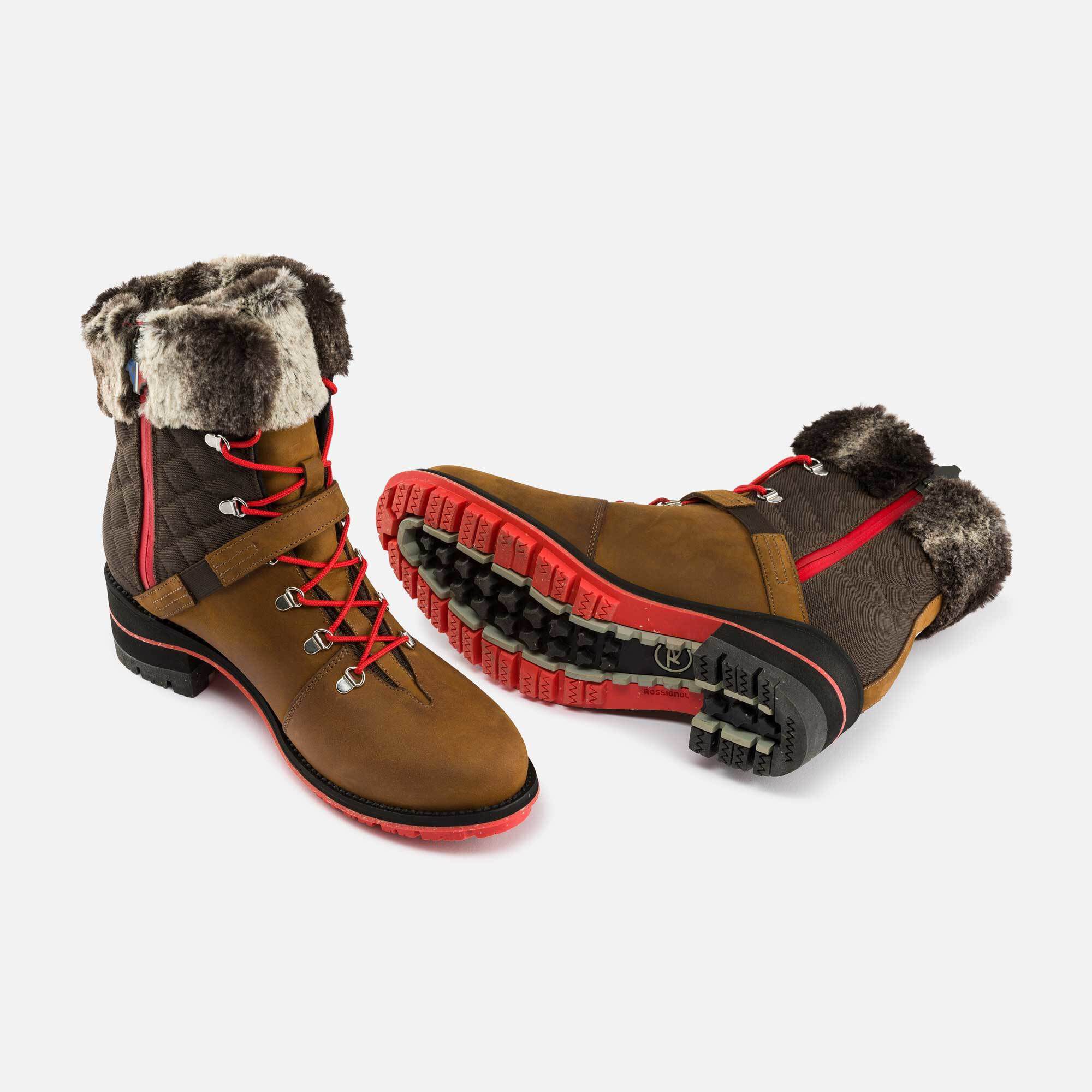 Bottes 1907 Megève en Nubuck Camel Femme