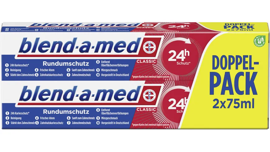 Blend-A-Med Zahnpasta classic Duopack 2x75ml 150 ml